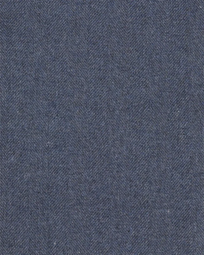 Colonial - Heather Blue Cotton Curtains - Image 3