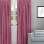 Colonial - Mulberry Red Custom Curtains