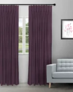 Colonial - Plum Custom Curtains
