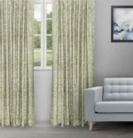 Colorado - Herb Green Ripple Fold Drapes