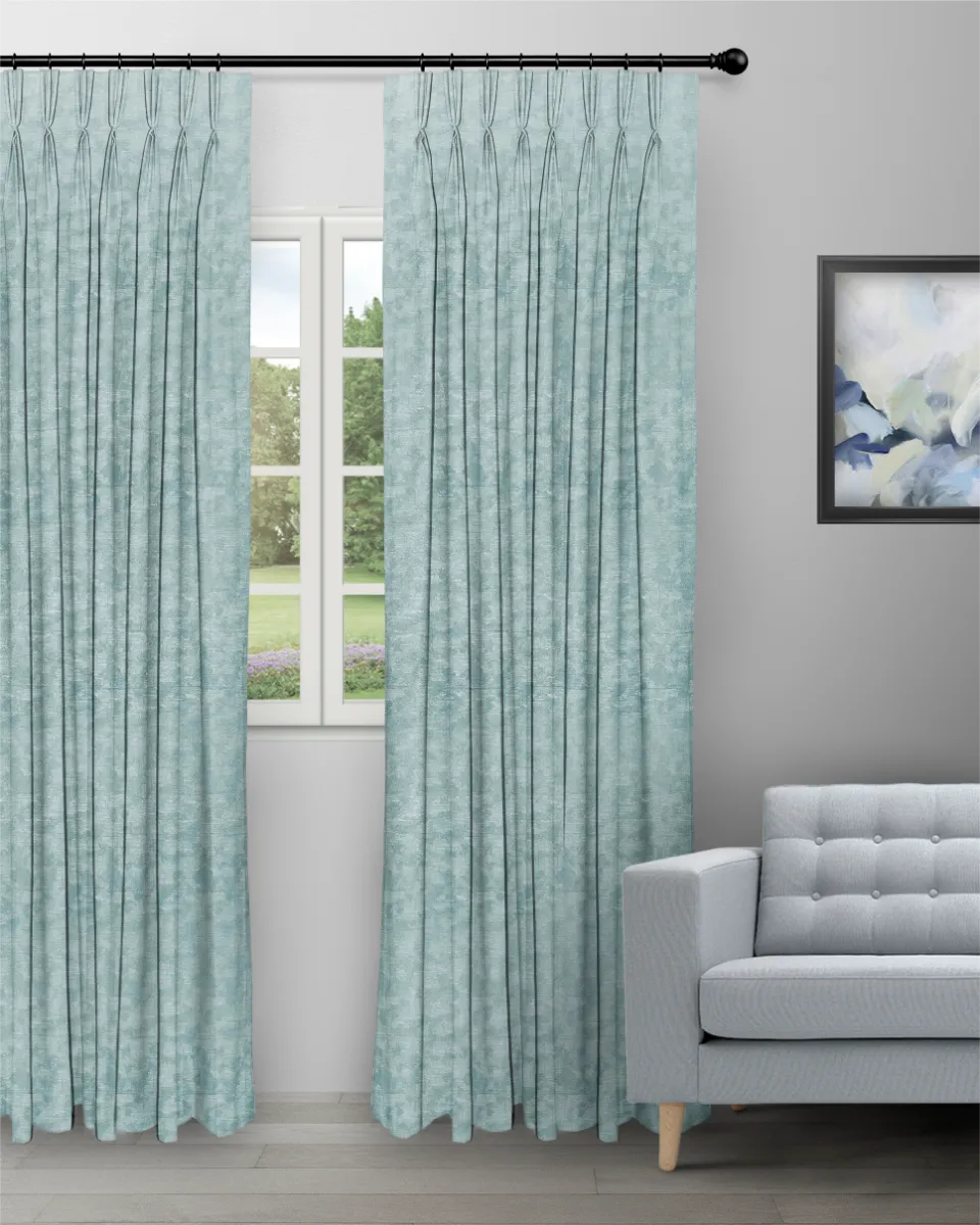 Colorado Seafoam - Curtain (Webp) Colorado - Seafoam Custom Curtains - Image 1
