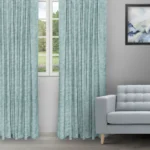 Colorado - Seafoam Color Ripple Fold Drapes