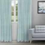 Cotton Bella - Blue Ripple Fold Drapes