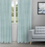 Cotton Bella - Blue Ripple Fold Drapes