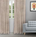 Cotton Bella - Brown Color Ripple Fold Drapes