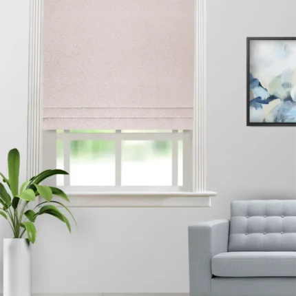 Roman Shades | Cotton Bella Cream - Roman Shade (Webp) | Curtain Avenue