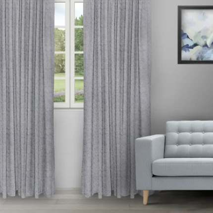Ripple Fold Drapes | Cotton Bella Smoke- Ripple Fold image | Curtain Avenue