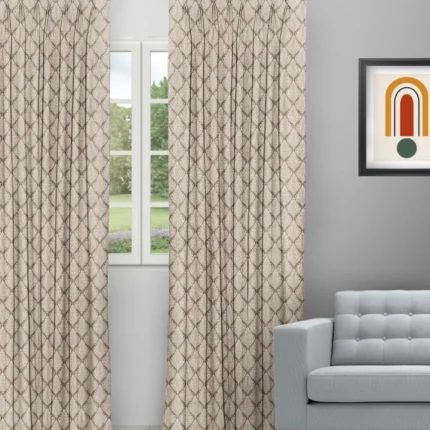 Curtains | Cotton Husk Biscotti - Curtain (Webp) | Curtain Avenue