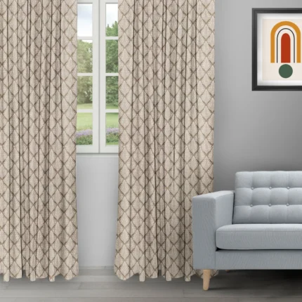 Ripple Fold Drapes | Cotton Husk Biscotti - Ripple Fold image | Curtain Avenue