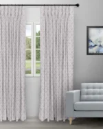 Cotton Husk - Silver Custom Curtains