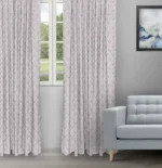 Cotton Husk - Silver Ripple Fold Drapes