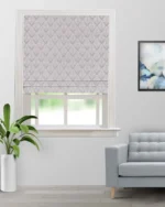 Cotton Husk - Silver Roman Shades