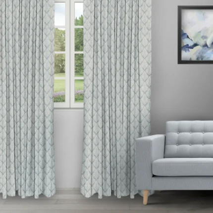Ripple Fold Drapes | Cotton Husk Sky - Ripple Fold image | Curtain Avenue