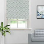 Cotton Husk - Sky Roman Shades