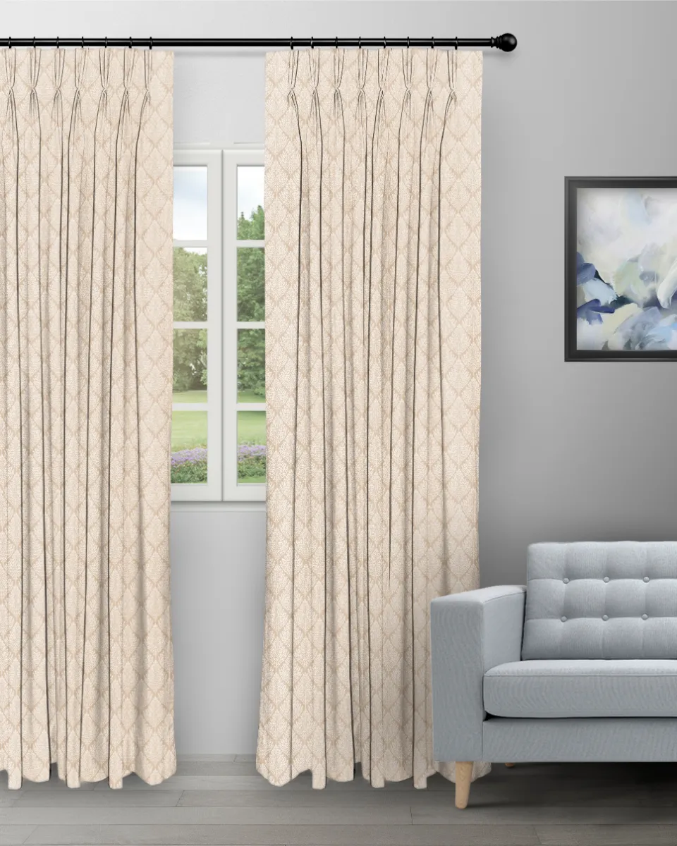 Cotton Husk Vanilla - Curtain (Webp) Cotton Husk - Vanilla Custom Curtains - Image 1