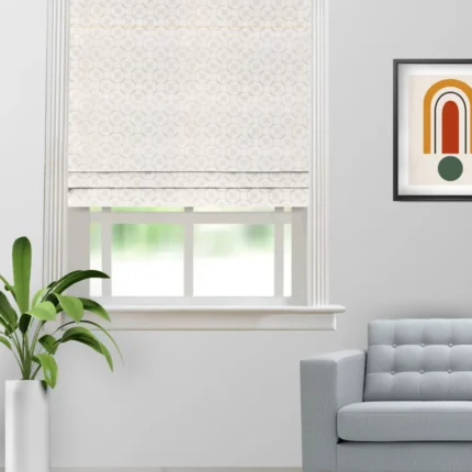 Roman Shades | Curtains Ambroisa Dove - Roman Shade (Webp) | Curtain Avenue