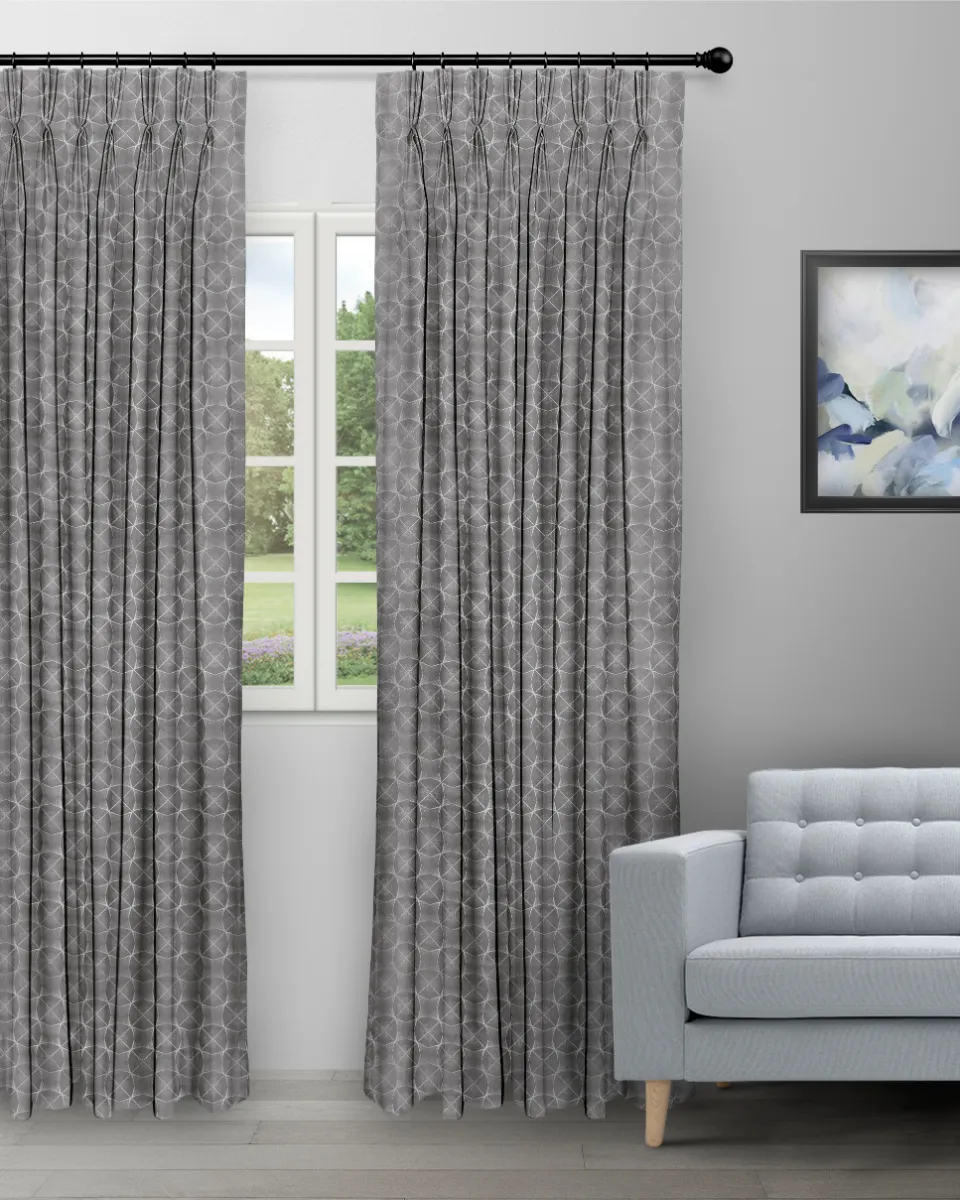 Curtains Ambrosia Ash Grey - Curtain (Webp) Curtains Ambrosia - Ash Gray Custom Curtains - Image 1