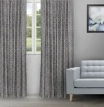 Curtains Ambrosia - Ash Gray Ripple Fold Drapes