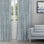 Curtains Ambrosia - Blue Bell Ripple Fold Drapes