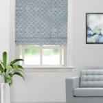 Curtains Ambrosia - Blue Bell Roman Shades