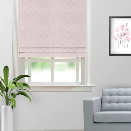 Roman Shades | Curtains Ambrosia Blush - Roman Shade (Webp) | Curtain Avenue
