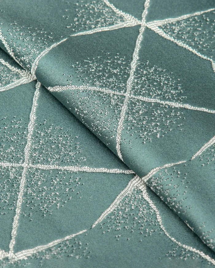 Curtains Ambrosia - Deep Sea Roman Shades - Image 2