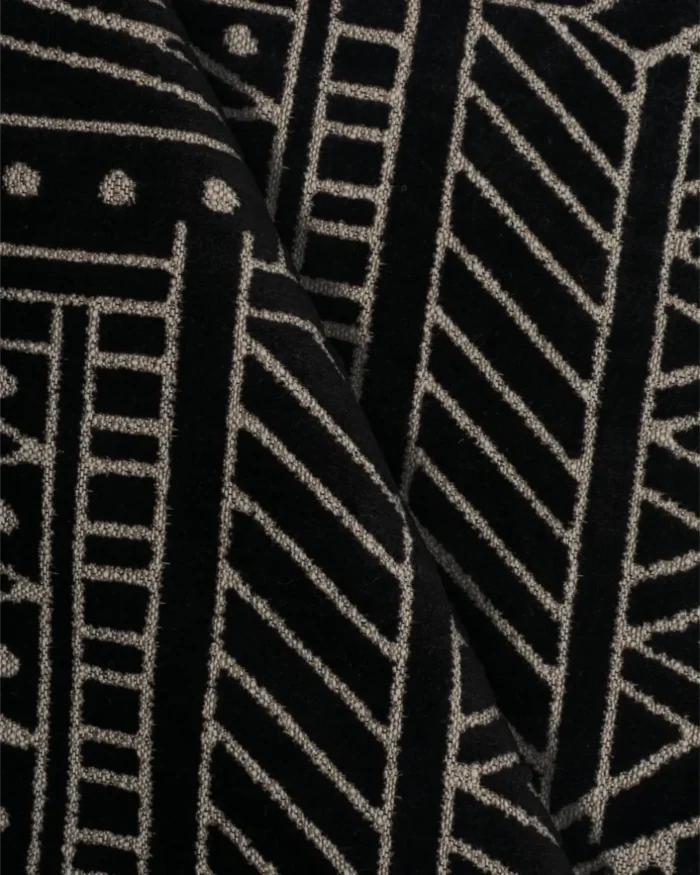 Doris - Black and White Roman Shades - Image 2