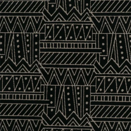 Roman Shades | Doris - Black and White Regular | Curtain Avenue