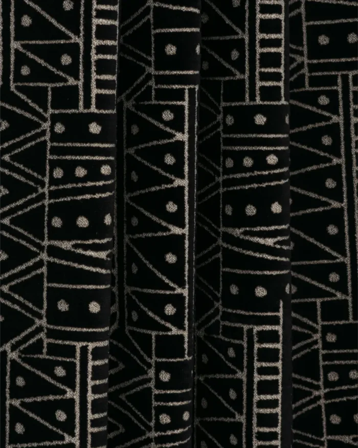 Doris - Black and White Roman Shades - Image 4