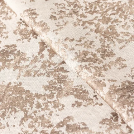 Ripple Fold Drapes | Drizzle Camel - Close up (Webp) | Curtain Avenue