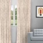 Drizzle - Camel Custom Curtains