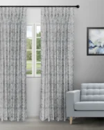 Drizzle - Ocean Color Custom Curtains