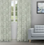 Drizzle - Sage Color Ripple Fold Drapes