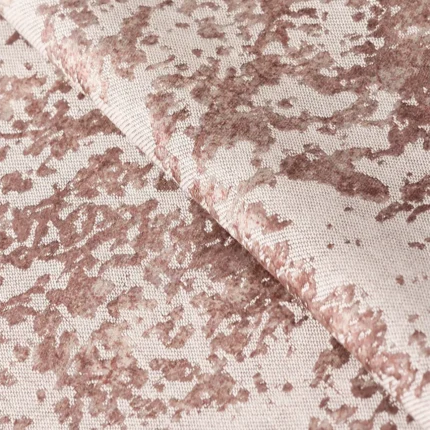 Ripple Fold Drapes | Drizzle Salmon - Close up (Webp) | Curtain Avenue