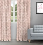 Drizzle - Salmon Ripple Fold Drapes