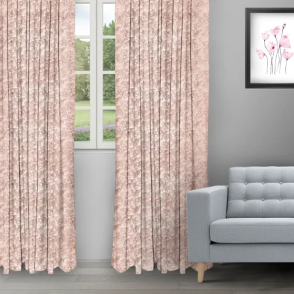 Ripple Fold Drapes | Drizzle Salmon - Ripple Fold image | Curtain Avenue