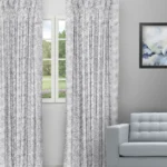 Drizzle - Steel Color Custom Curtains