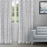Drizzle - Steel Ripple Fold Drapes