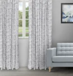 Drizzle - Steel Ripple Fold Drapes
