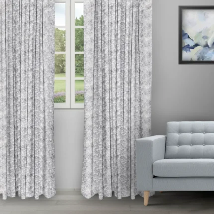 Ripple Fold Drapes | Drizzle Steel - Ripple Fold image | Curtain Avenue