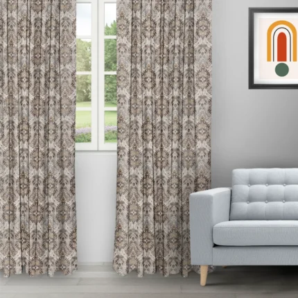 Ripple Fold Drapes | Ester Earth -Ripple Fold image | Curtain Avenue