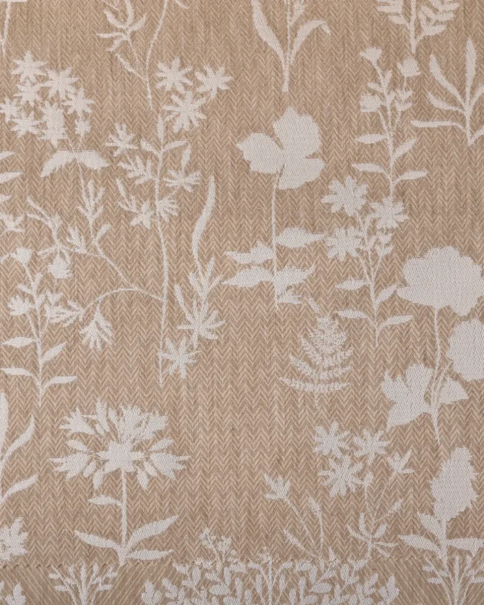 Floral Athena - Biscotti Ripple Fold Drapes - Image 3