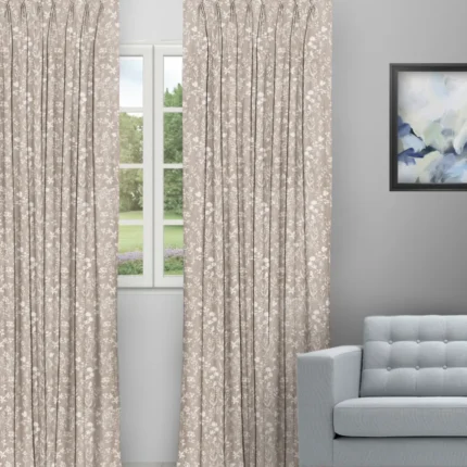 Curtains | Floral Athena Greystone - Curtain (Webp) | Curtain Avenue