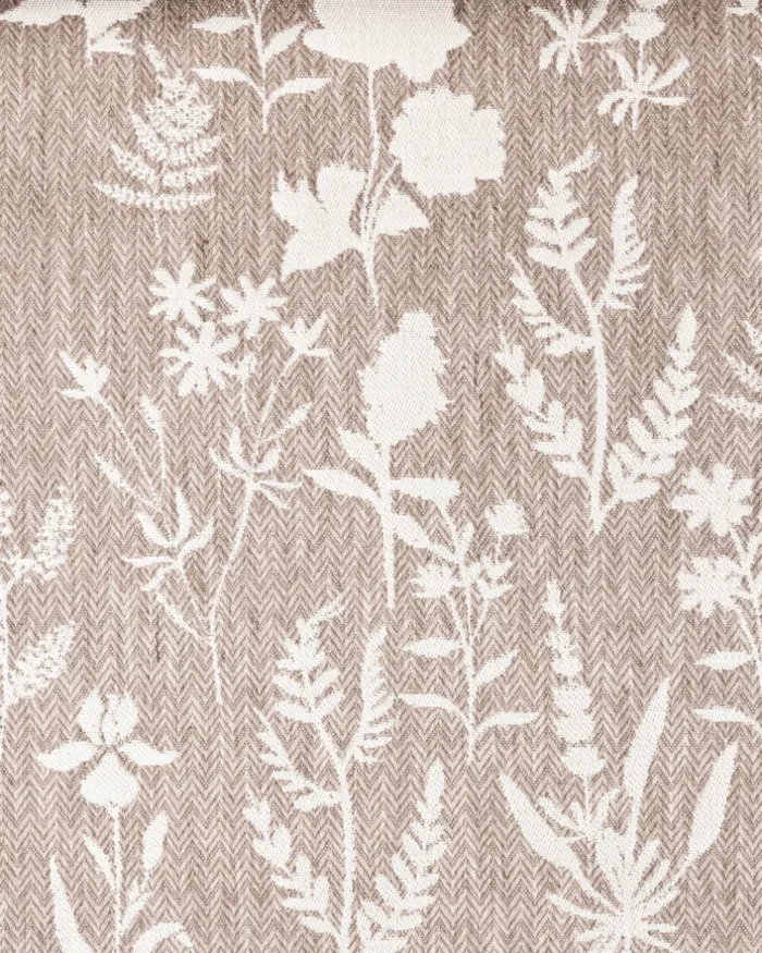 Floral Athena - Greystone Ripple Fold Drapes - Image 3