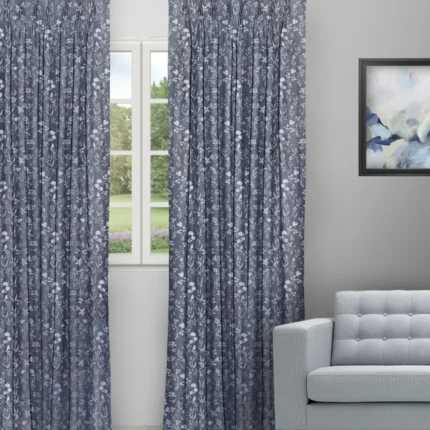 Curtains | Floral Athena Lake - Curtain (Webp) | Curtain Avenue