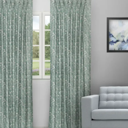 Curtains | Floral Athena Mallard - Curtain (Webp) | Curtain Avenue