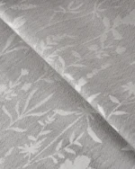 Floral Athena - Silver Color Fabric Swatch - Image 2