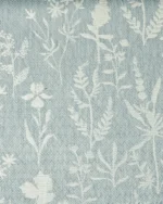Floral Athena - Sky Color Fabric Swatch