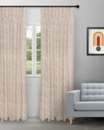 Floral Athena - Vanilla Custom Curtains