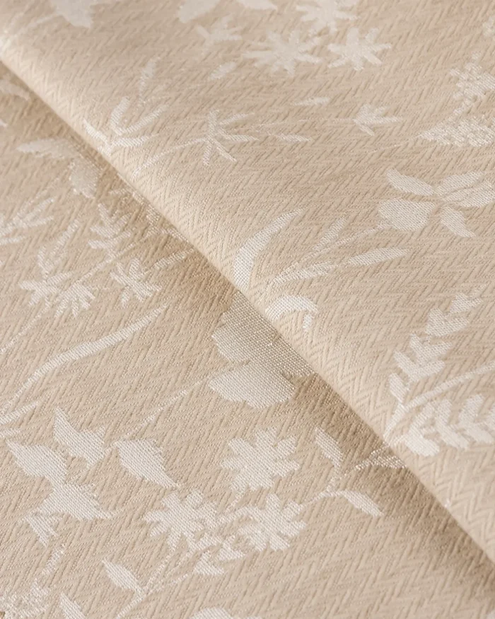 Floral Athena - Vanilla Color Fabric Swatch - Image 2